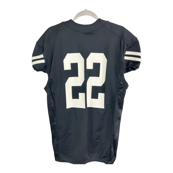 Nike Engineered Compression Football Game Jersey Black White #22 Large D543 - Picture 5 of 8